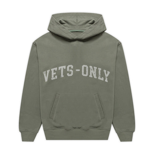 GREY VETS-ONLY HOODIE by ioywav