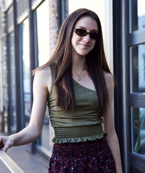 The Jane One Shoulder Tank by 8apart