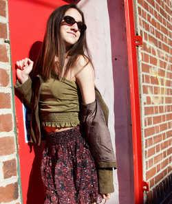 The Jane One Shoulder Tank by 8apart