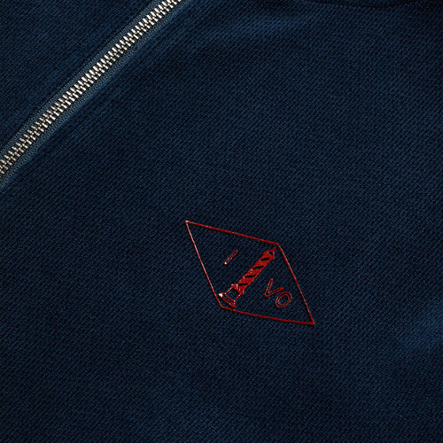 NAVY WOOL TRACK JACKET by ioywav