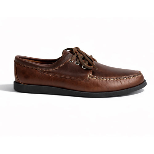 In Stock Men’s Blucher Shoe: Brown