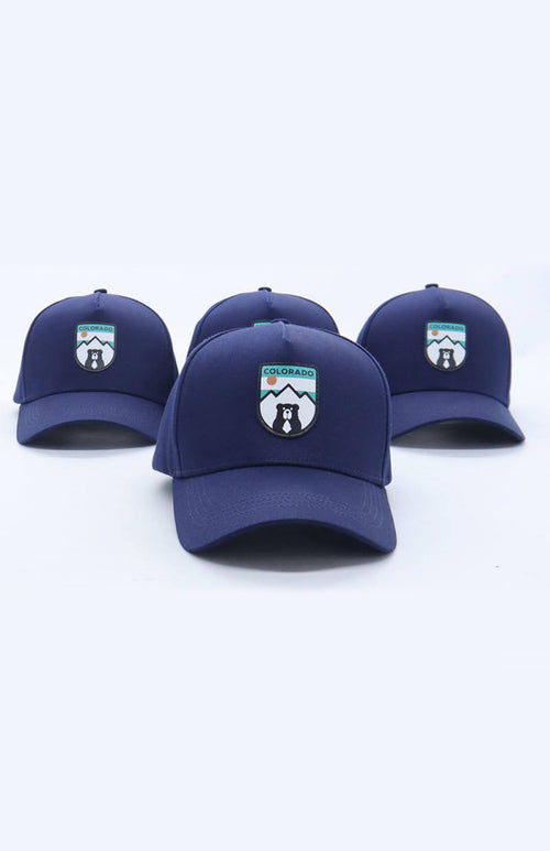 Colorado Bear Hat Navy Blue Colorway by Colorado Threads Clothing