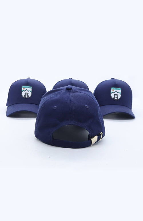 Colorado Bear Hat Navy Blue Colorway by Colorado Threads Clothing