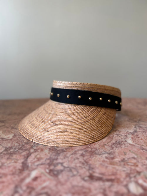 BKMC Studs Visor by The Brooklyn Millinery Company