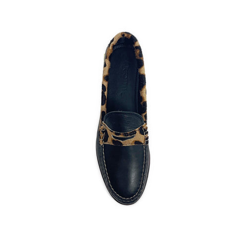 Women's True Penny:  Black Leopard LE by Quoddy.com