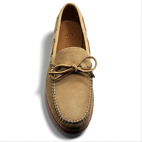 In Stock Men's Canoe Shoe: Balsam Leather Brick CL