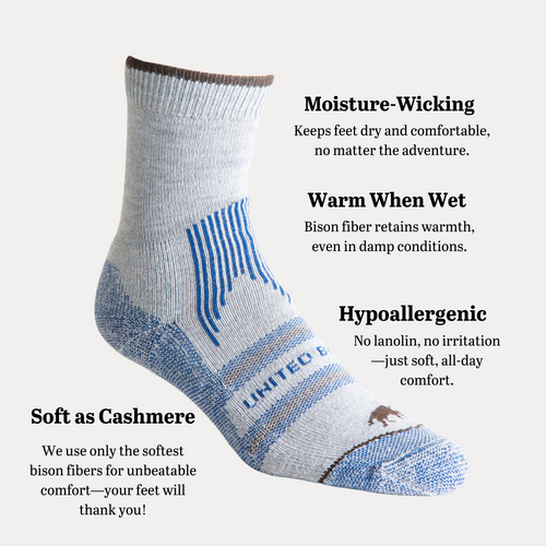 Bison Trail Sock by United By Blue