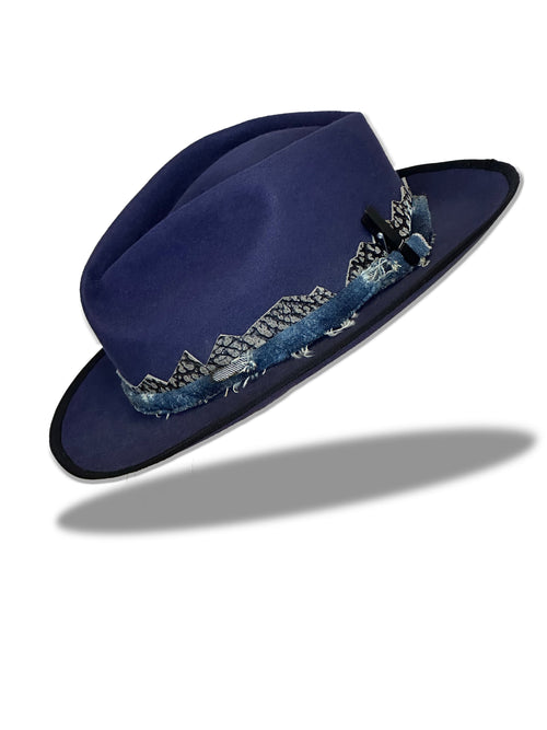 "Blue Magic" Fur Felt Hat by B.M. Franklin & Co