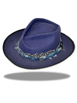 "Blue Magic" Fur Felt Hat by B.M. Franklin & Co