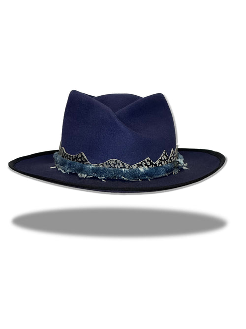 "Blue Magic" Fur Felt Hat by B.M. Franklin & Co