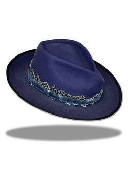 "Blue Magic" Fur Felt Hat by B.M. Franklin & Co