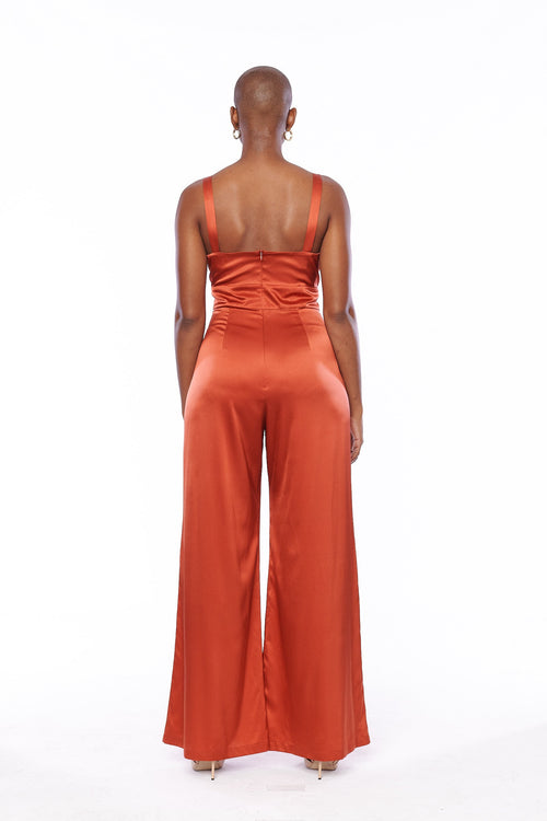 Jayla Jumpsuit Silk by Lenese Calleea The Brand.