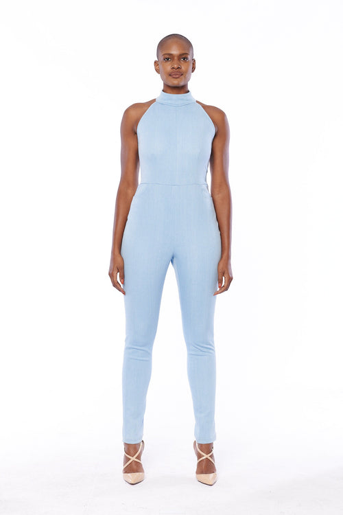 Jamila Jumpsuit Denim by Lenese Calleea The Brand.
