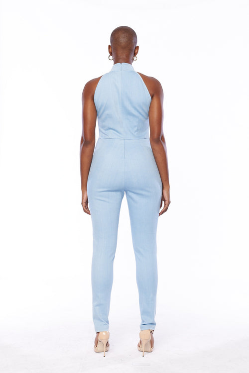Jamila Jumpsuit Denim by Lenese Calleea The Brand.