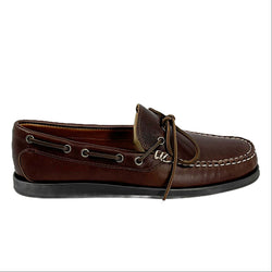 In Stock Men’s Canoe Shoe: Brown Pebble by Quoddy.com