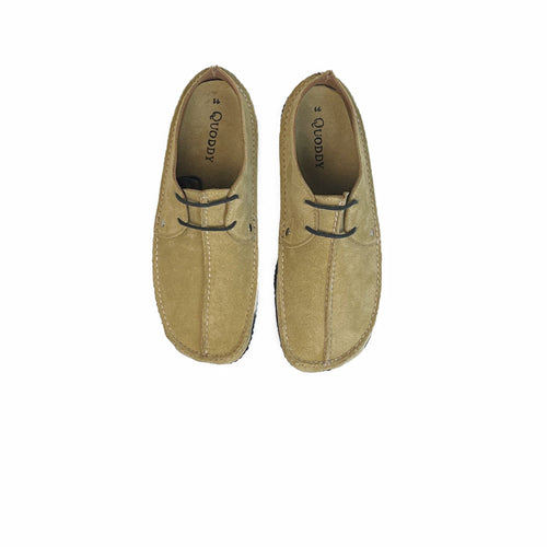 Meridian - EXERSOLE® by Quoddy, "Barefoot": Sand Suede by Quoddy.com