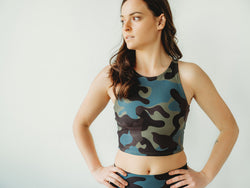 Moss Camo Crop Top *FINAL SALE*