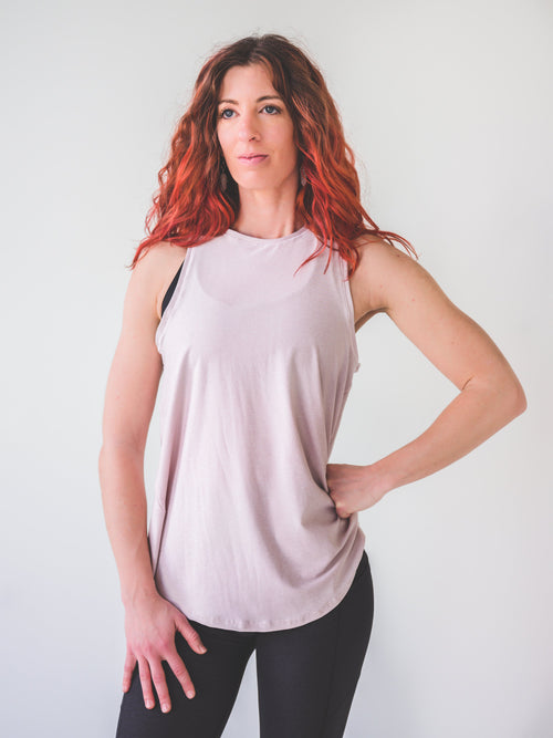 Blush Tie Back Tank