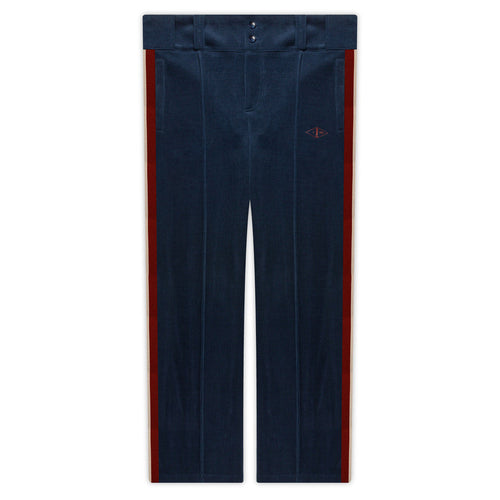 NAVY WOOL TRACK PANT by ioywav