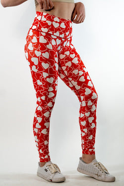 Limited Edition Candy Hearts Yoga Pants by Colorado Threads Clothing