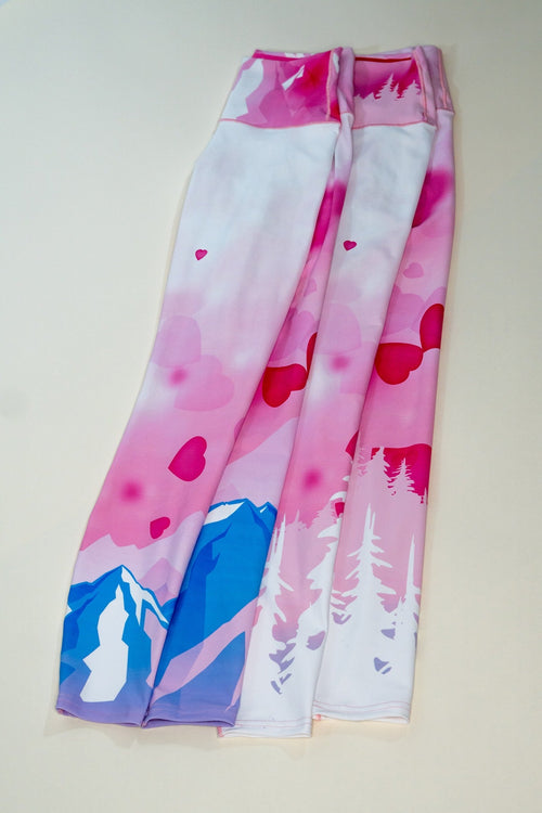 Forest Limited Edition Lots of Love Yoga Pants by Colorado Threads Clothing