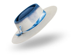 "Empyrean" Rabbit Fur Felt Hat by B.M. Franklin & Co