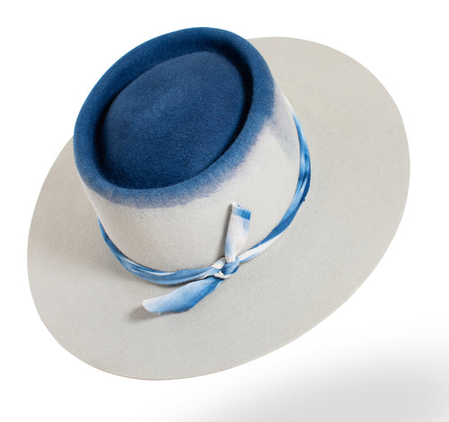 "Empyrean" Rabbit Fur Felt Hat by B.M. Franklin & Co