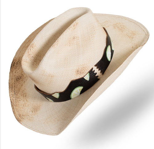 "Tilleuls De La Campagne" Brisa Panama Straw Hat by B.M. Franklin & Co