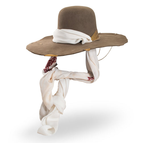 "Tuareg" Wide-Brim Fur Felt Hat by B.M. Franklin & Co