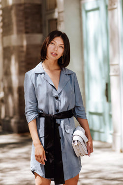 Cielo Blue Blazer Dress by Le Réussi®