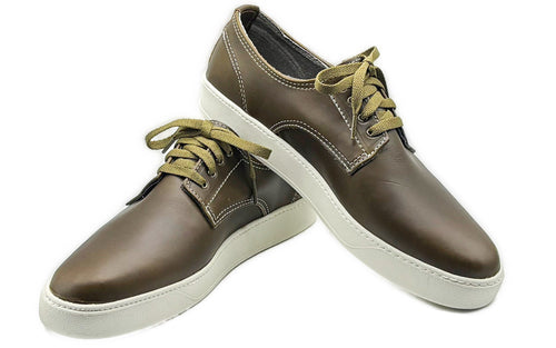 LE Men's Danny Lace - Horween Dark Olive by Quoddy.com