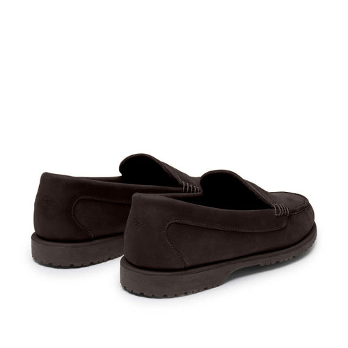 Men’s Penny Nubuck LE: Dark Brown by Quoddy.com