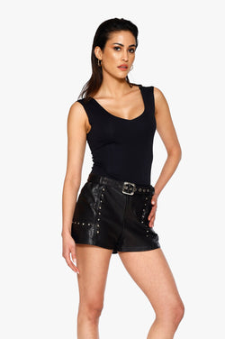 Rock-Studded Short by Kajal New York