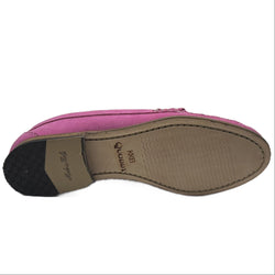 KKB Penny Loafer: Brilliant Pink Suede by Quoddy.com