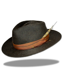 "Backwoods" Fur Felt Hat by B.M. Franklin & Co