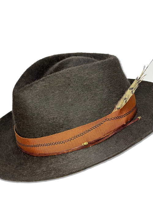 "Backwoods" Fur Felt Hat by B.M. Franklin & Co