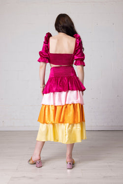Keeley Skirt | Sunset Multi by House of Blythe