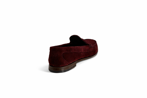 KKB Penny Loafer: Burgundy Suede
