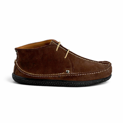 Men's LE Caribbean - EXERSOLE® by Quoddy "Barefoot": Chocolate Suede