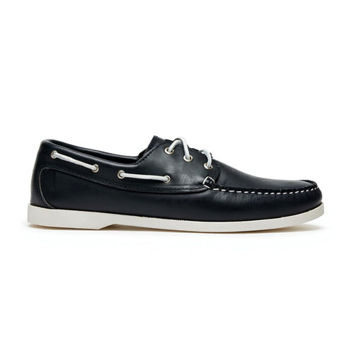 In Stock Men’s Quoddy Head Boat Shoe: Navy