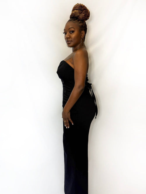 Jayla Jumpsuit Denim by Lenese Calleea The Brand.