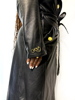 Jordan Leather Trench by Lenese Calleea The Brand.