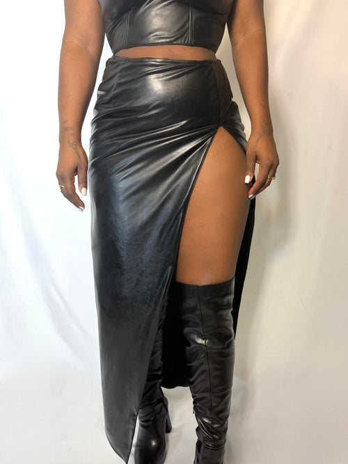 Jenny Jet Maxi Skirt by Lenese Calleea The Brand.