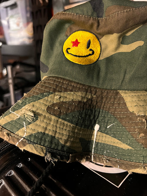 Future Smiley Tribes Sun Cap