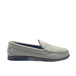KKB Penny Loafer:  Winter White Leather by Quoddy.com