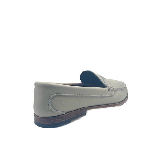 KKB Penny Loafer:  Winter White Leather by Quoddy.com