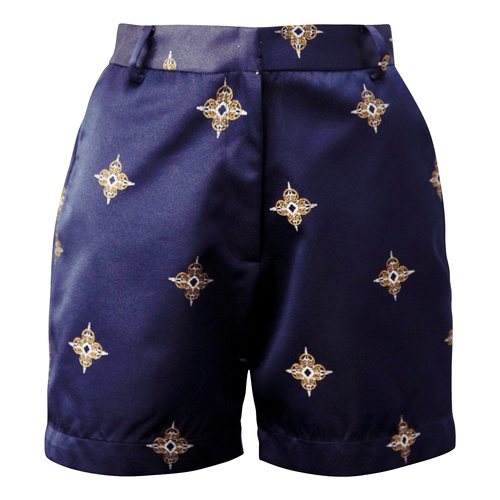 Black And Gold Shorts by Le Réussi®