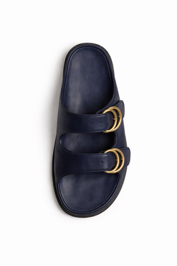 Women's Lewiston Exersole® ESQ™ Sandal: Dark Navy Leather
