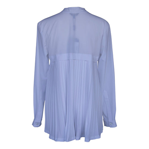 Stylish Pleated Blouse in White by Le Réussi®