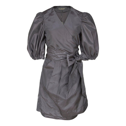 Black Lusso Wrap Dress by Le Réussi®